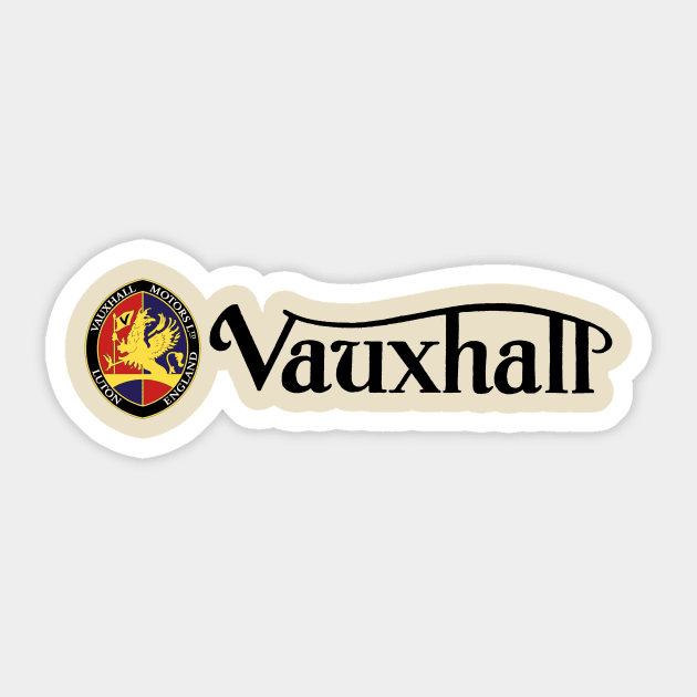Vauxhall Automotive Sticker TeePublic